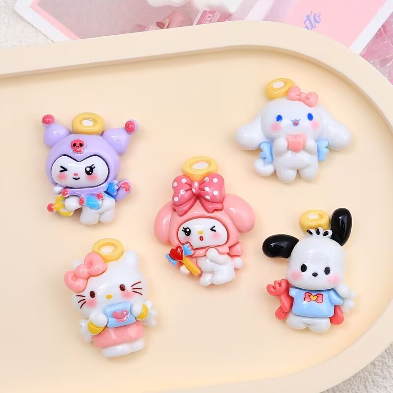 20PCS Resin Cartoon Angel DIY  - огляд і ціна Resin Craft Ideas