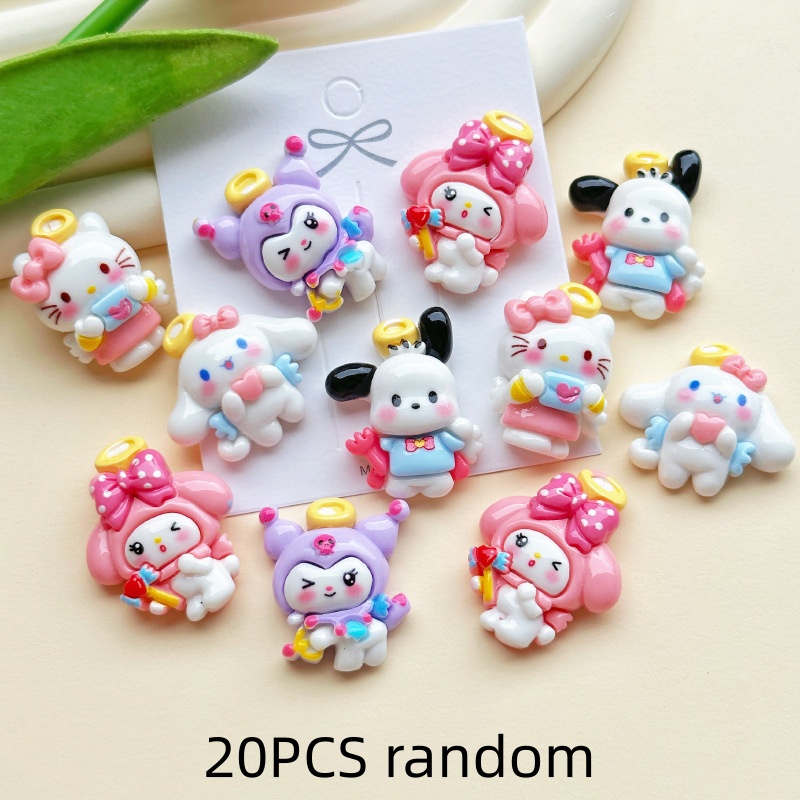 20PCS Resin Cartoon Angel DIY  - огляд і ціна Resin Craft Ideas