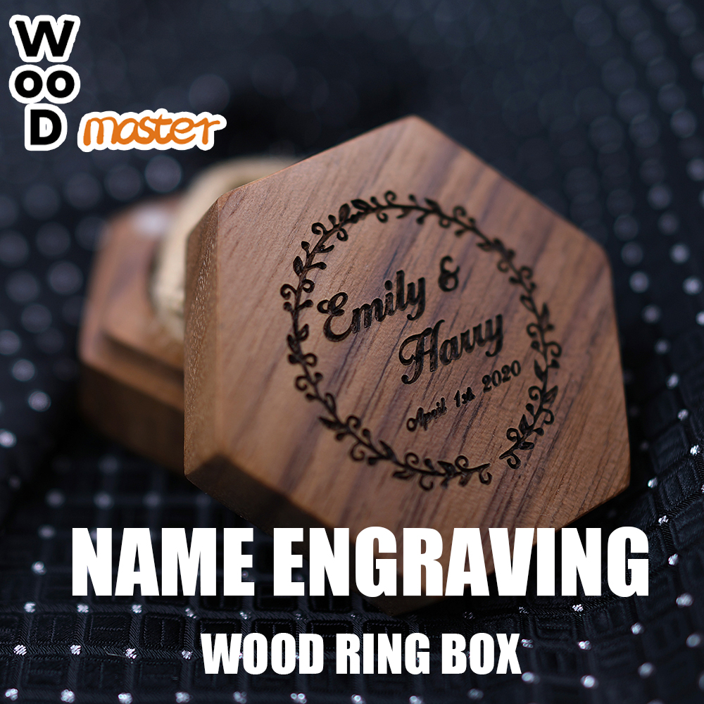 Customized Wedding proposal ri - огляд і ціна Wood Ring Blank