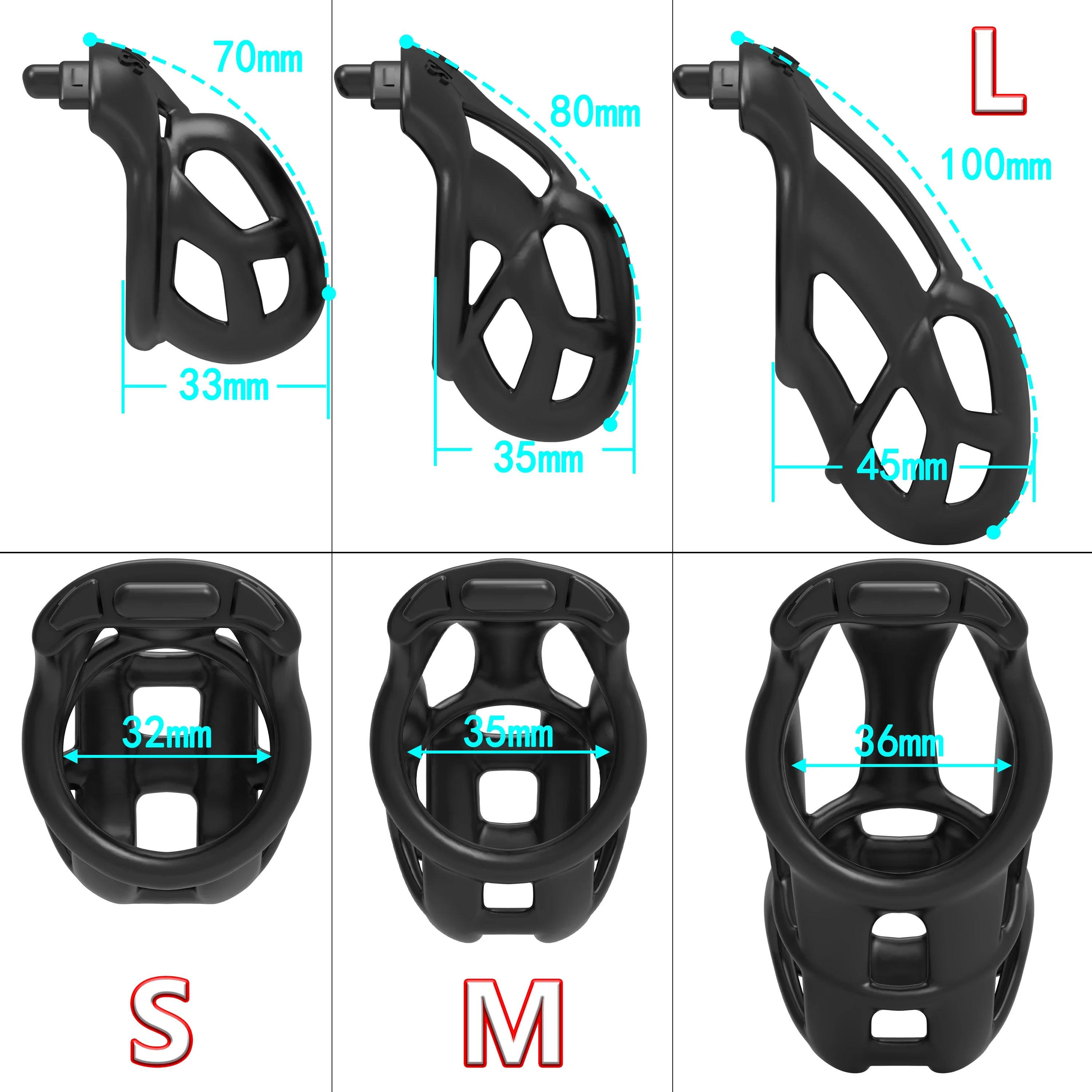 New 2.0 Arc Ring Chastity Cage - огляд і ціна Resin Crafts