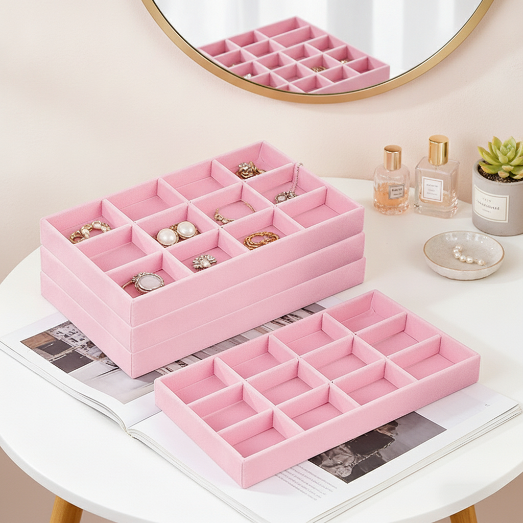 Hot Jewelry Organizer Velvet J - огляд і ціна Wood Ring Blank