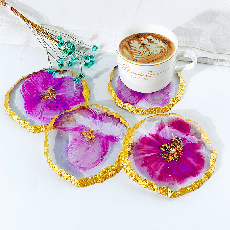 DM413 Drusy Coaster Resin Mold - огляд і ціна Resin Craft Ideas
