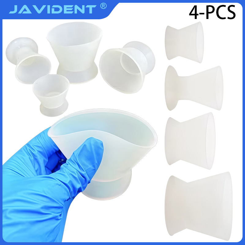 4Pcs Dental Silicone Self-Curi - огляд і ціна Mixing Cup Silicone
