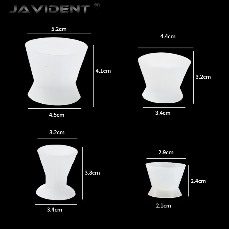 4Pcs Dental Silicone Self-Curi - огляд і ціна Mixing Cup Silicone