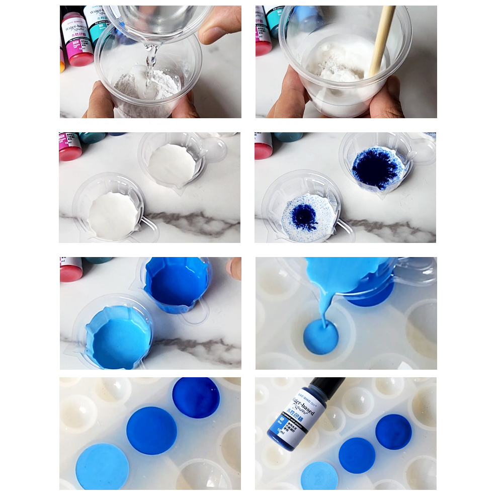 10ml Gypsum Cement Coloring Pl - огляд і ціна Mixing Cup Silicone