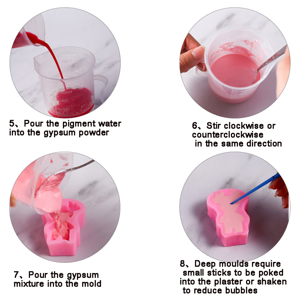10ml Gypsum Cement Coloring Pl - огляд і ціна Mixing Cup Silicone