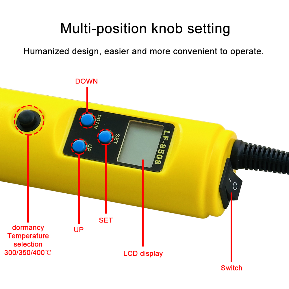 LCD Digital Heat Hot Air Gun D - огляд і ціна Heat Gun Small