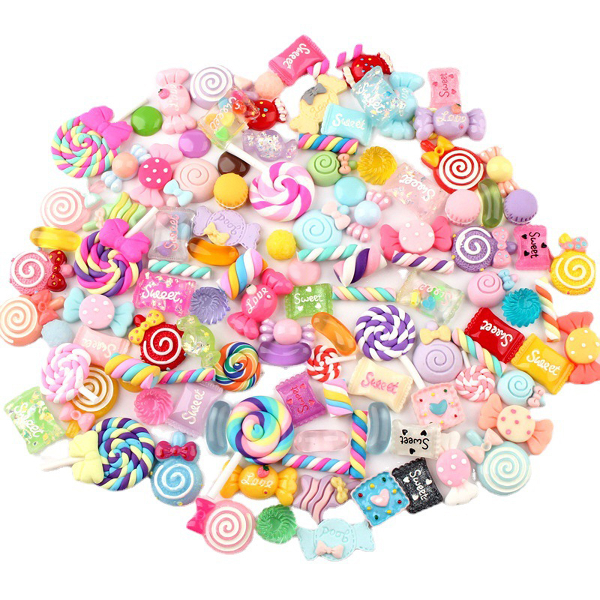 30pcs Random Candy Slime Charm - огляд і ціна Resin Jewelry Kit