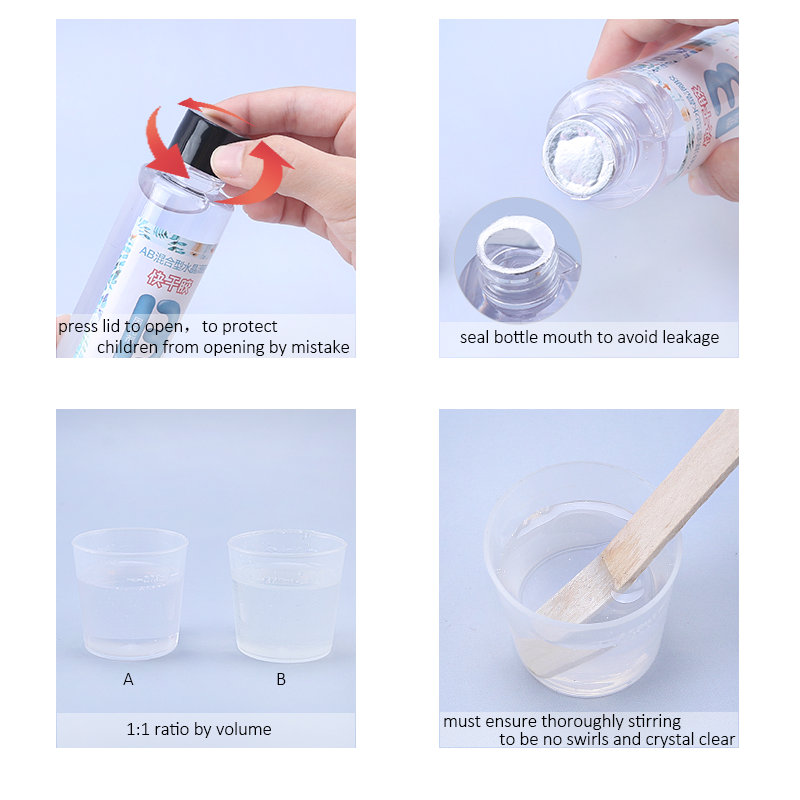 1:1 Clear Epoxy Resin Crystal  - огляд і ціна Mixing Cup Silicone