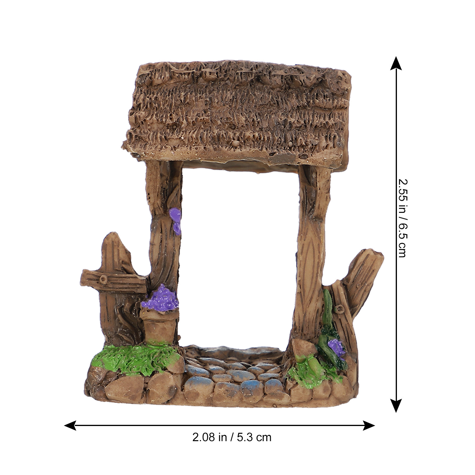 2Pcs Resin Hedge Gate Ornament - огляд і ціна Resin Crafts