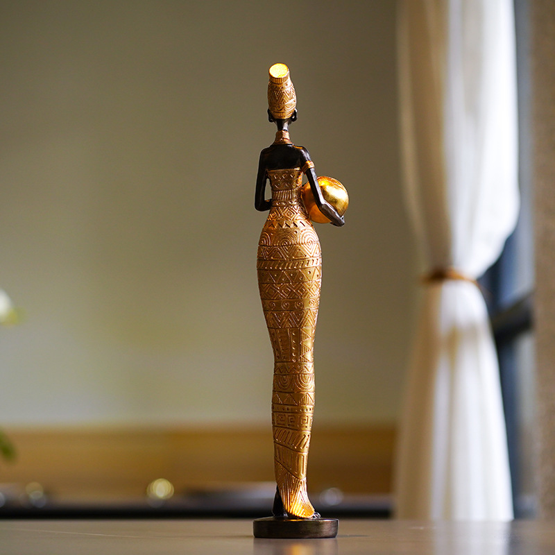 Retro African Crafts Black Wom - огляд і ціна Resin Crafts