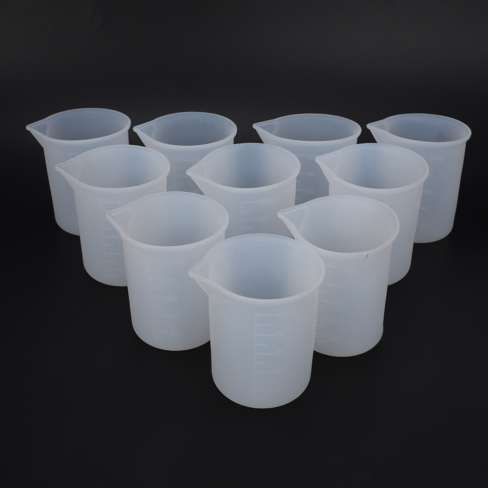 HLZS-30Pcs Silicone Measuring  - огляд і ціна Mixing Cup Silicone