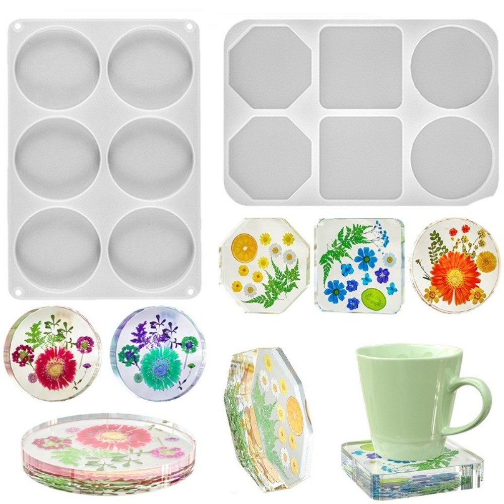 Easy To Use Creative Coasters  - огляд і ціна Coaster Mold Round