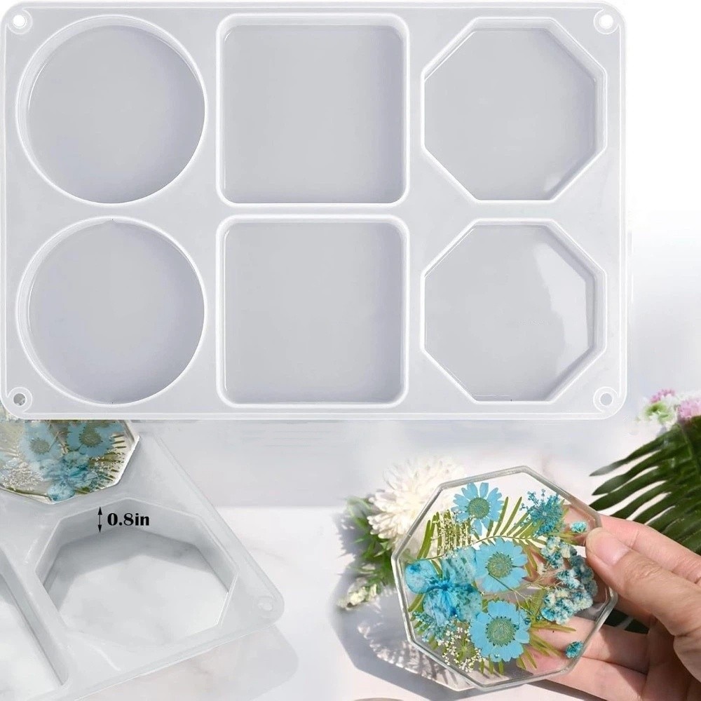 Easy To Use Creative Coasters  - огляд і ціна Coaster Mold Round